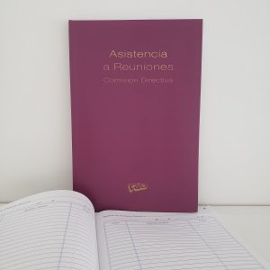 Libro Asistencia a Reuniones de Comisión Directiva