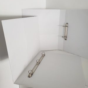 Carpetas Plásticas Blancas