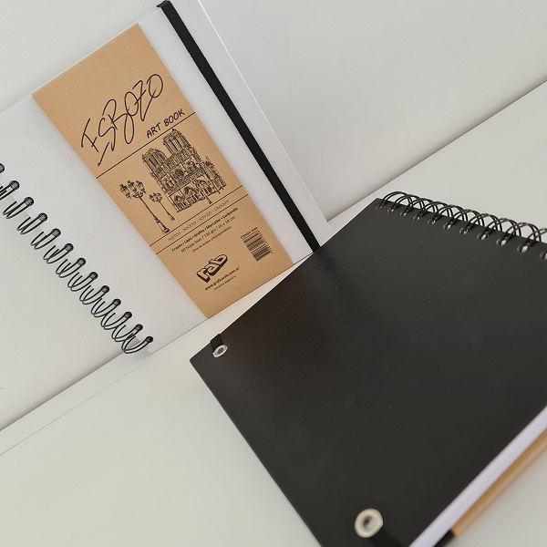 Art Book Esbozo anillado White - Imagen 4