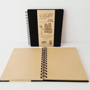 Art Book Esbozo anillado Kraft